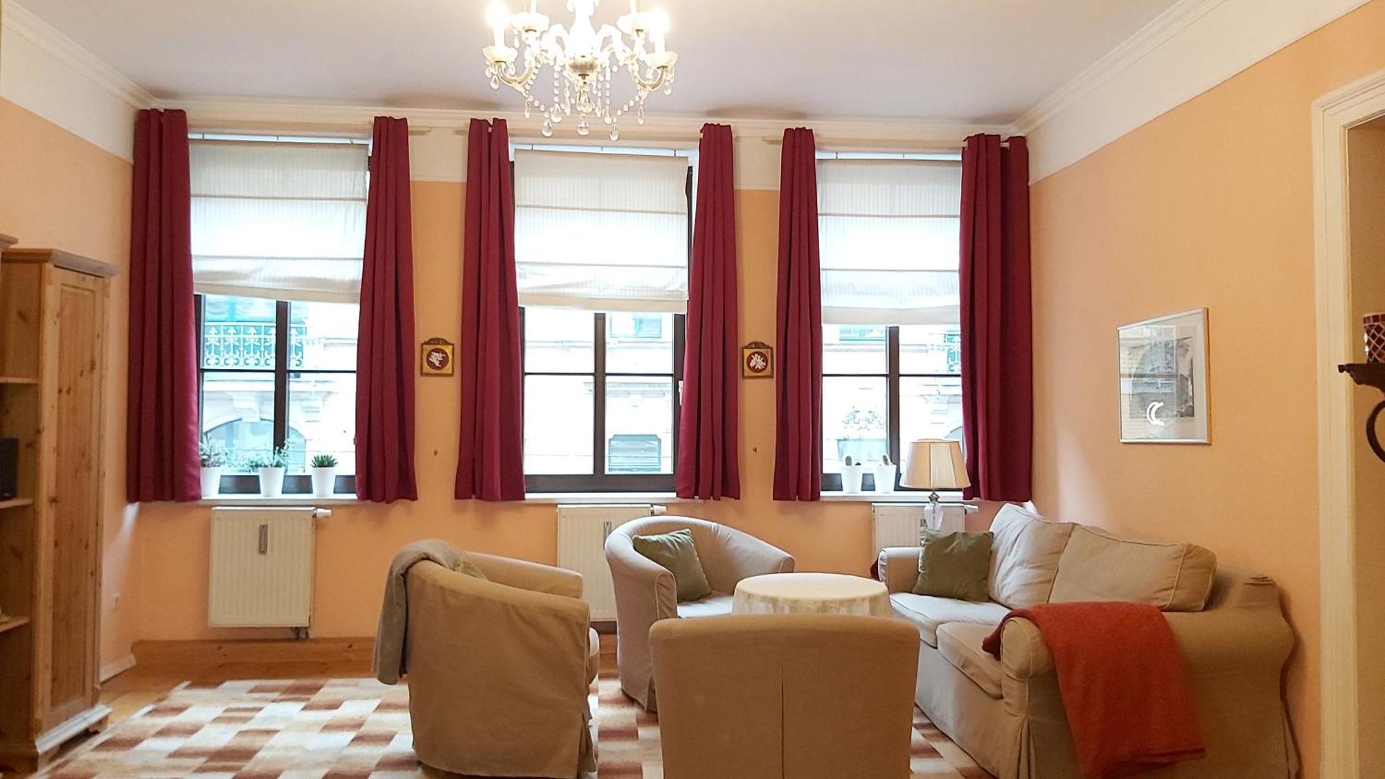 City-Ferienwohnungen-Dresden - Zentral Gelegen Im Haus Louisenstrasse 11 - Dresden-Neustadt מראה חיצוני תמונה